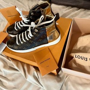 Louis Vuitton Stellar Sneaker Boot 38.5